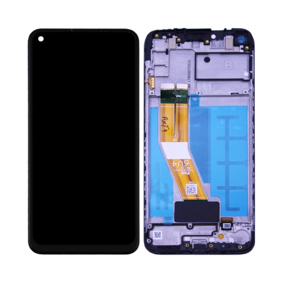 Touch+Display+Frame Samsung Galaxy A11 2020/A115 Service Pack Black